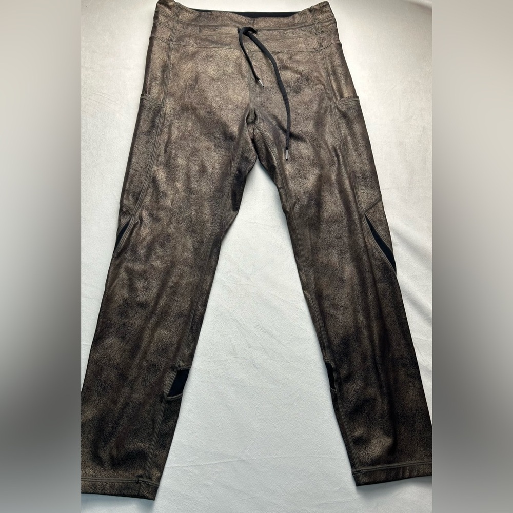 ZYIA Metallic Bronze leggings - Picture 2 of 8